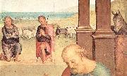 Pietro Perugino Anbetung der Hirten oil